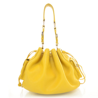 Prada Vitello Daino Drawstring Shoulder Bag 1 of 8