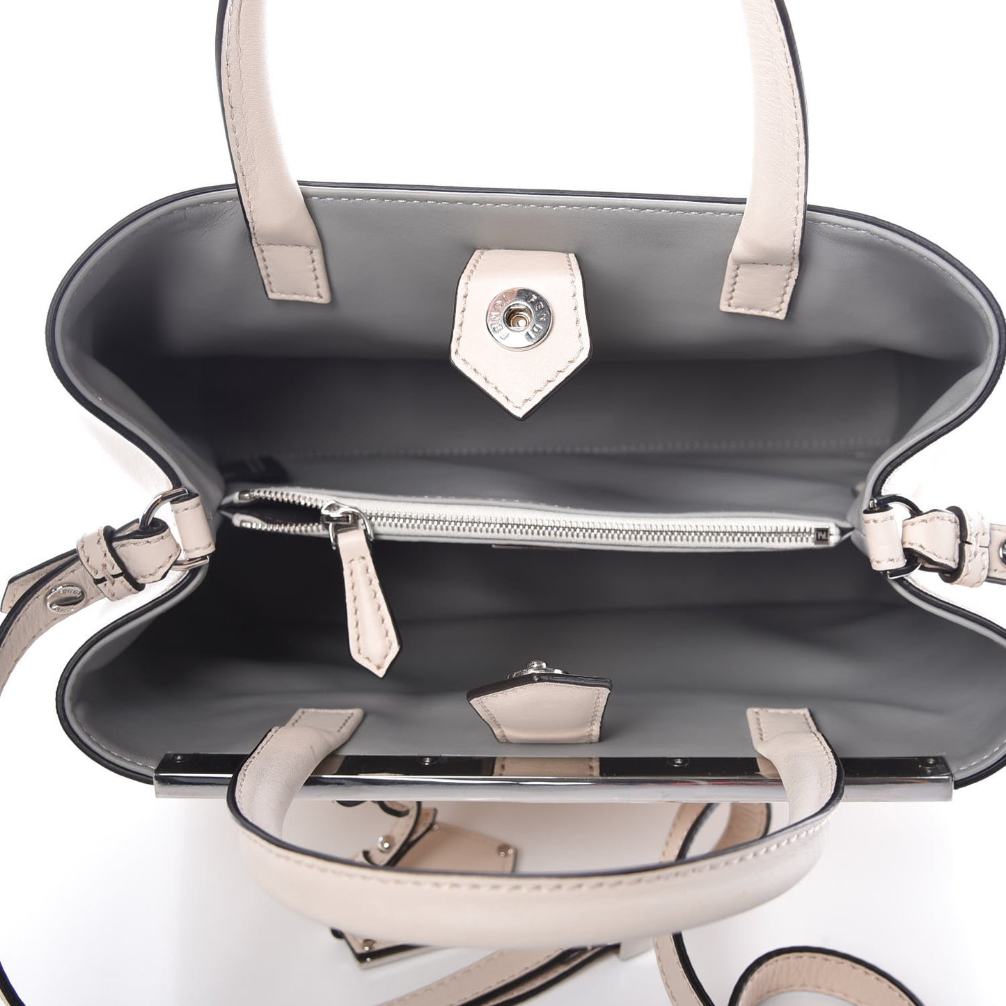 Vitello Dolce Century Petite 2Jours Tote Camelia Ghiaccio