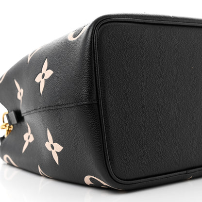 Louis Vuitton Empreinte Monogram Giant Neonoe MM Black Beige 10 of 14