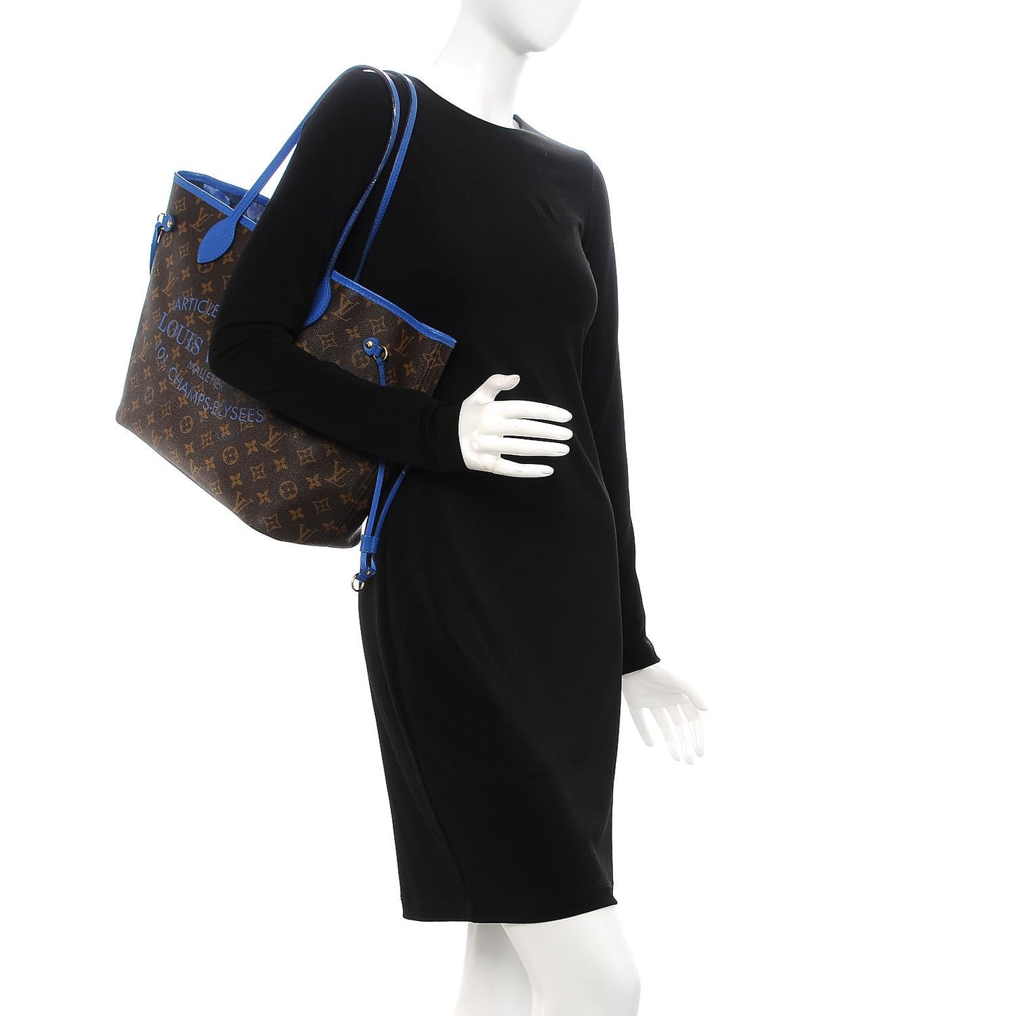 Monogram Articles de Voyage Ikat Neverfull MM Grand Blue