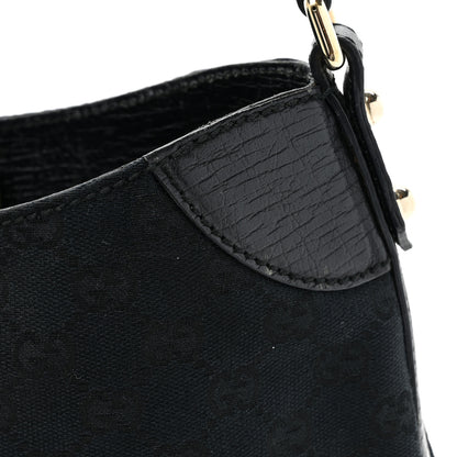 Gucci Monogram Web Hasler Hobo Black 10 of 13