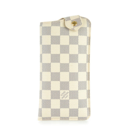 Louis Vuitton Damier Azur Sunglasses Case MM 1 of 12