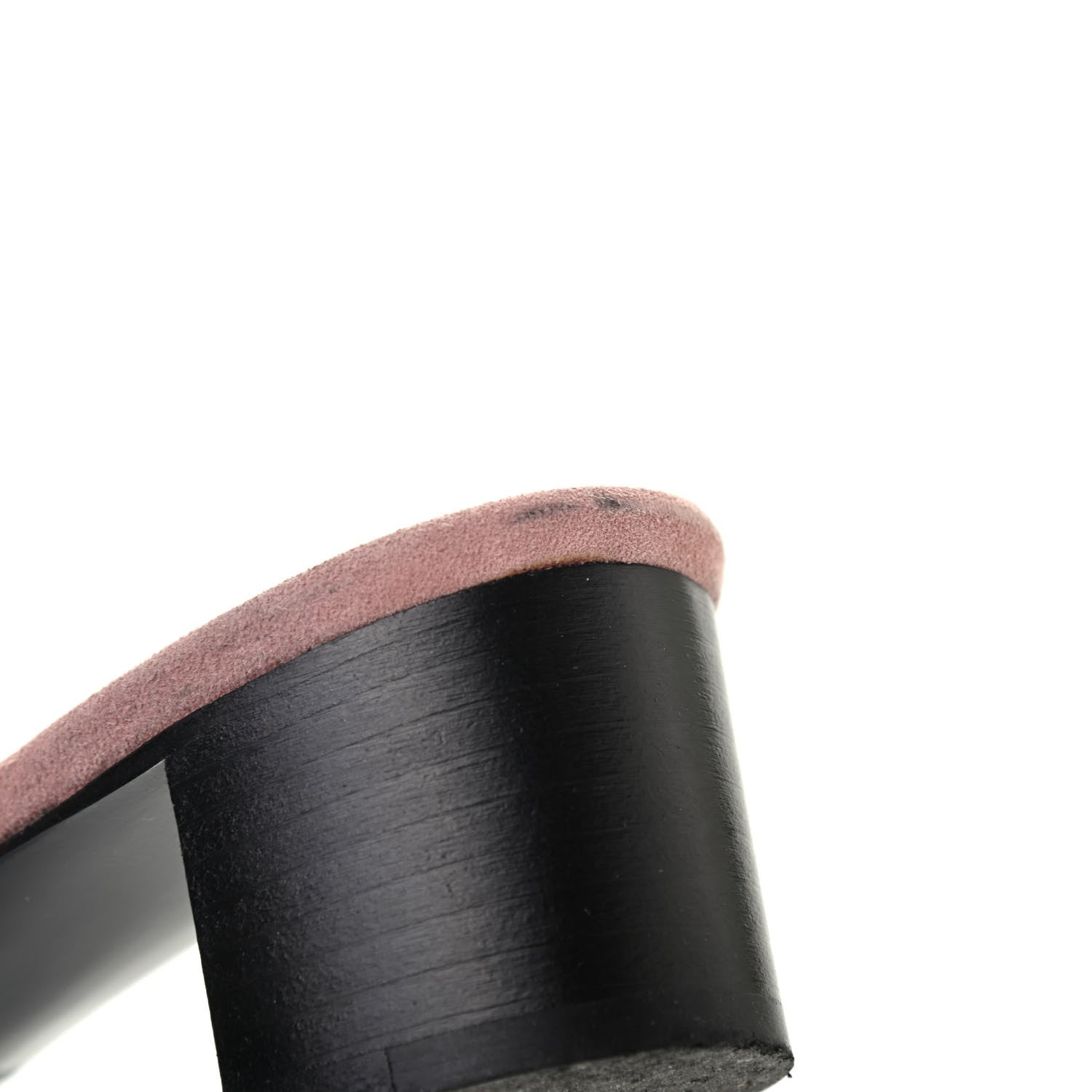 Hermes Suede Goatskin Crystal Oasis Sandals 37.5 Rose 9 of 9