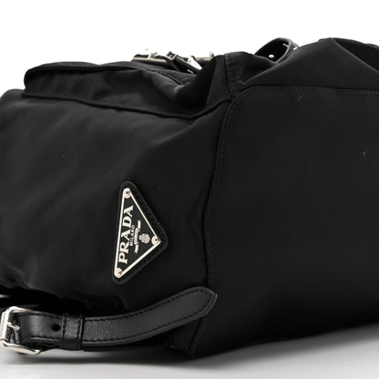 Prada Nylon New Vela Studded Backpack Black 9 of 9
