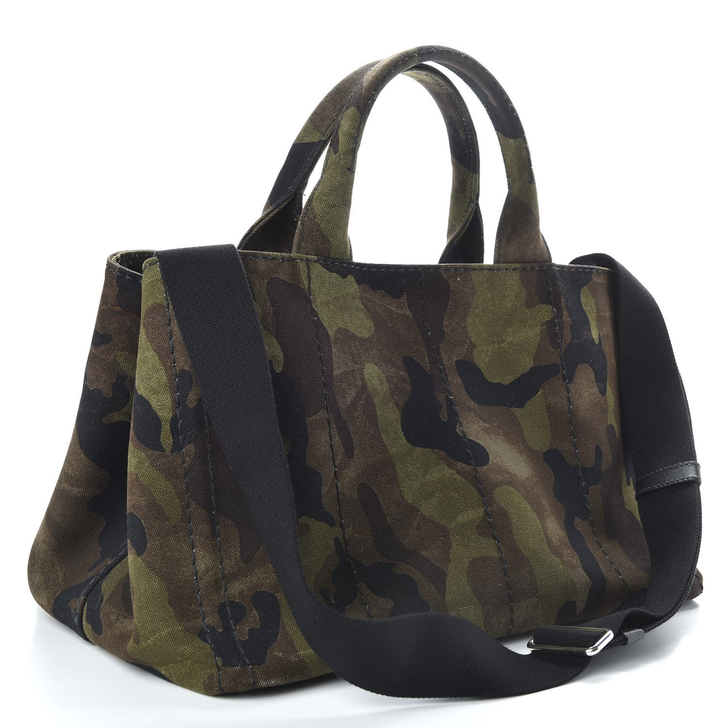 Canapa Camouflage Tote Mimetico