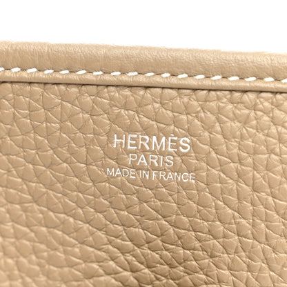 Hermes Taurillon Clemence EVELYNE III PM Etoupe 6 of 10