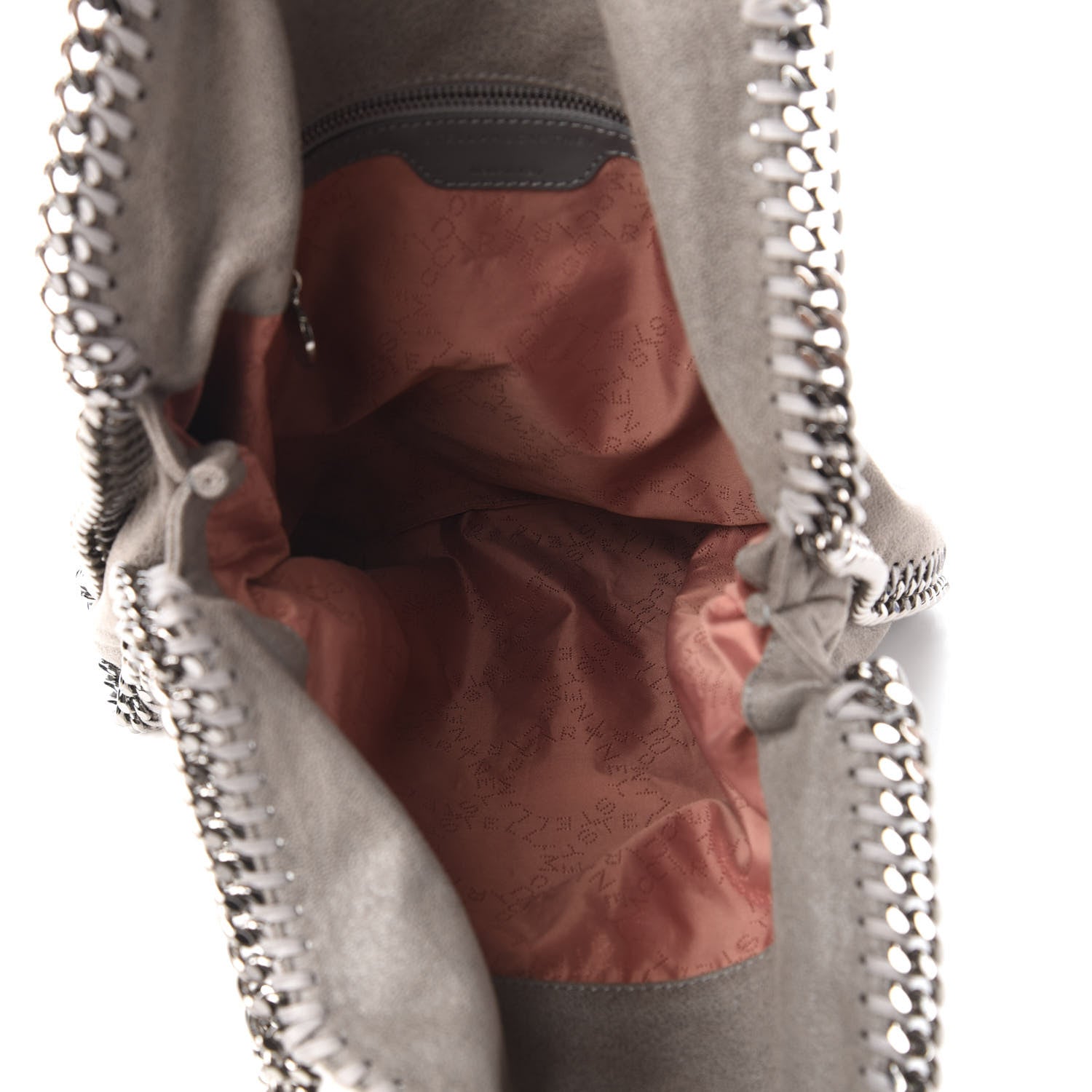 Stella McCartney Shaggy Deer Falabella Fold Over Tote Grey 5 of 9