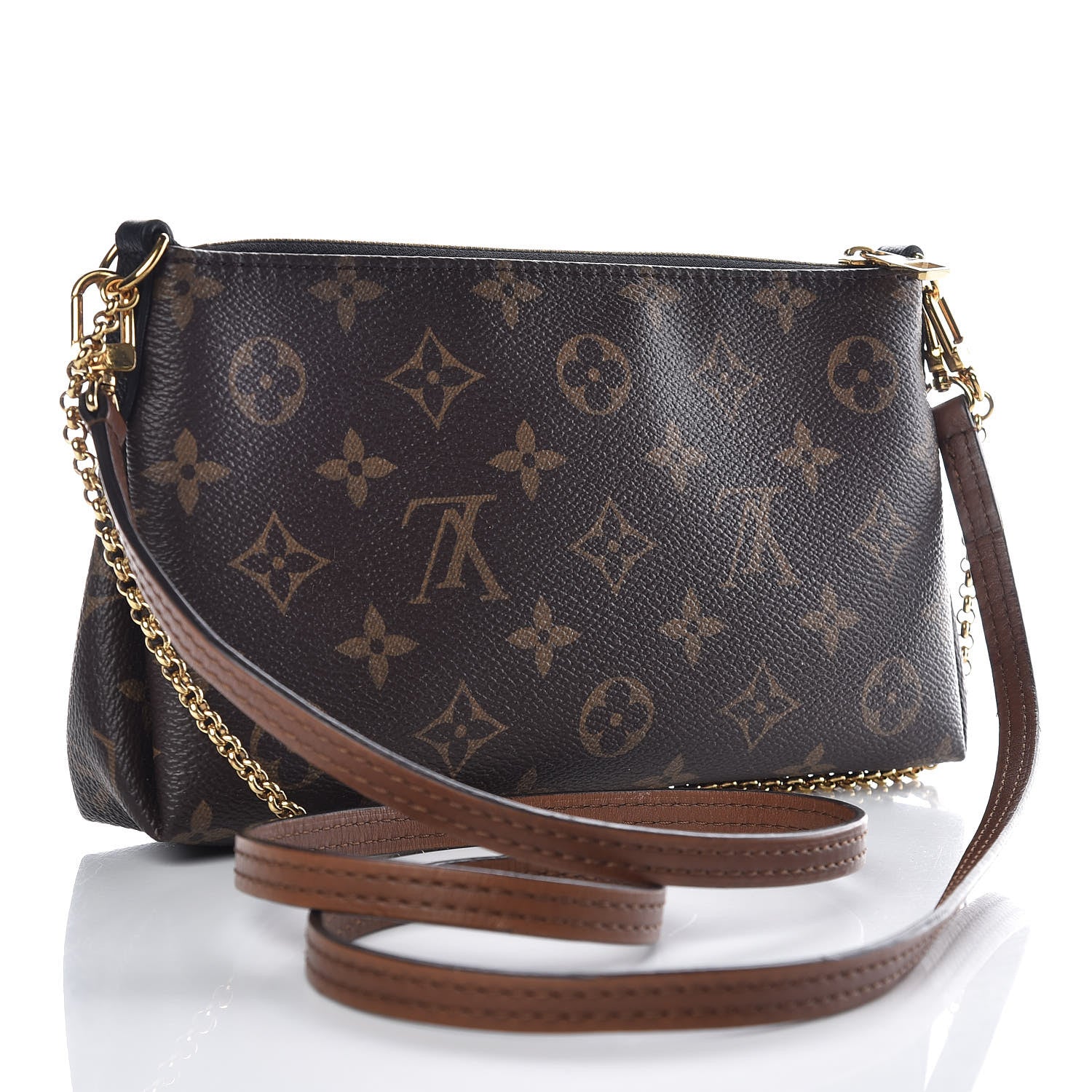 Louis Vuitton Monogram Pallas Clutch Black 3 of 11