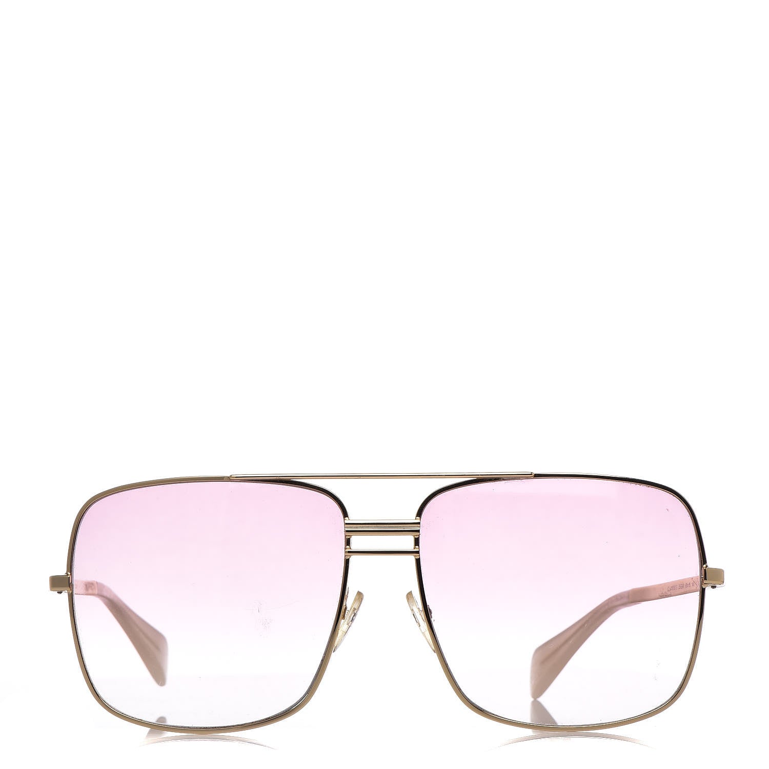 Celine Metal Sunglasses CL 41808/S Gold 2 of 9