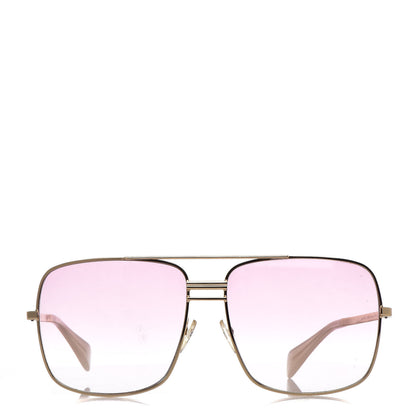 Celine Metal Sunglasses CL 41808/S Gold 2 of 9