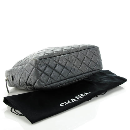 Chanel Aged Calfskin Quilted Large Reissue Camera Case Grey 4 of 7