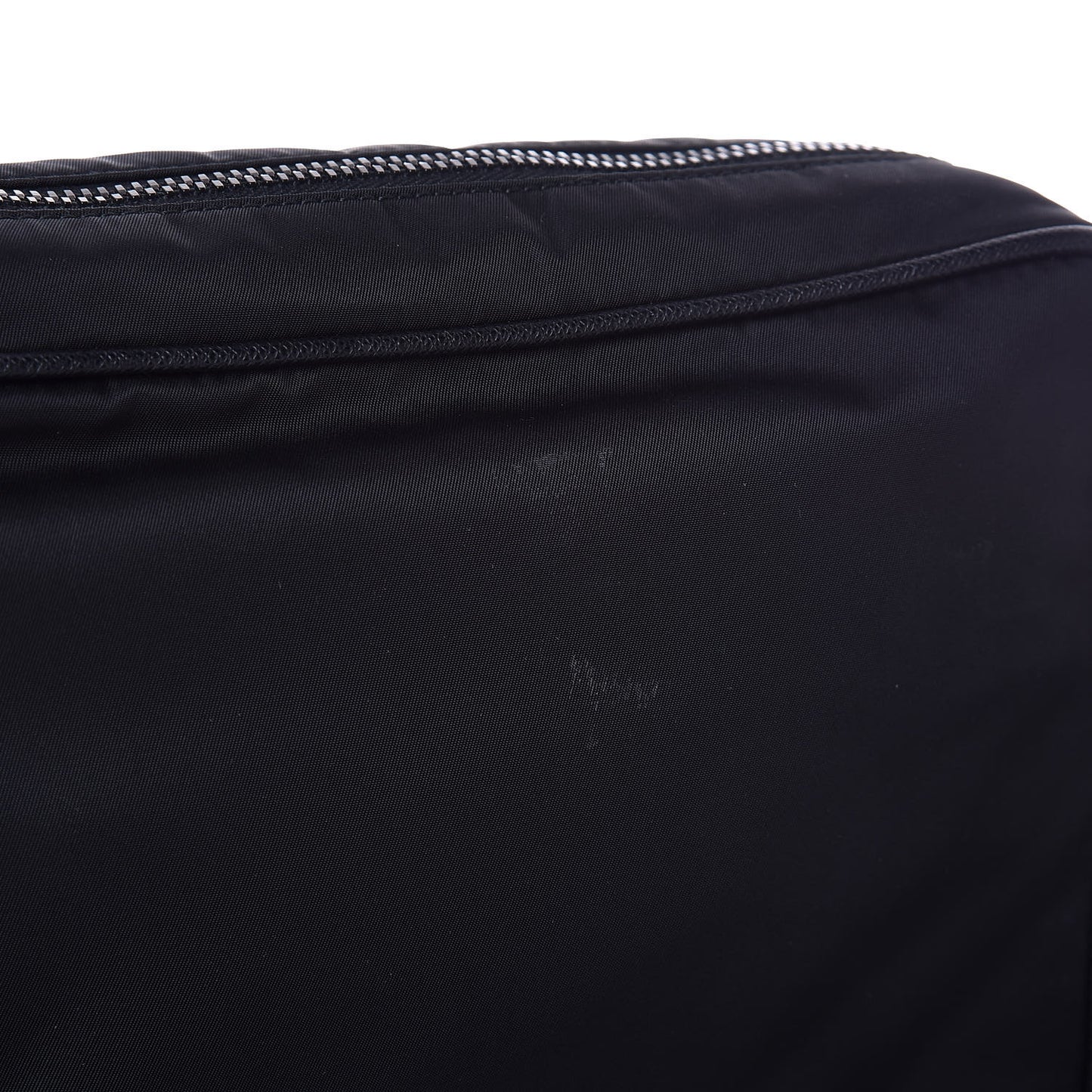 Tessuto Nylon Saffiano Shoulder Bag Black