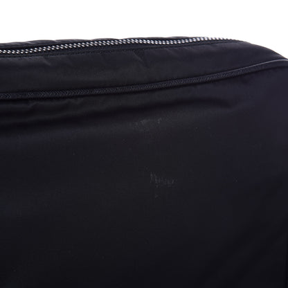 Prada Tessuto Nylon Saffiano Shoulder Bag Black 7 of 7