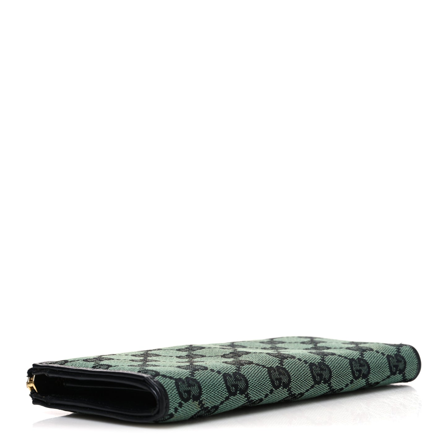 Monogram Zip Around Wallet Green