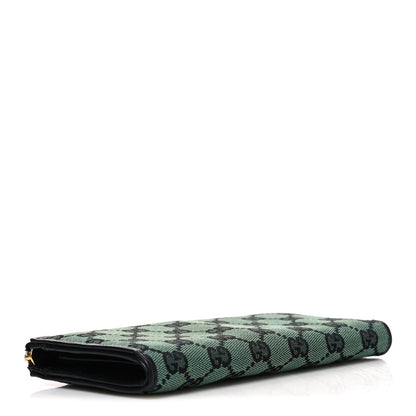 Gucci Monogram Zip Around Wallet Green 4 of 7