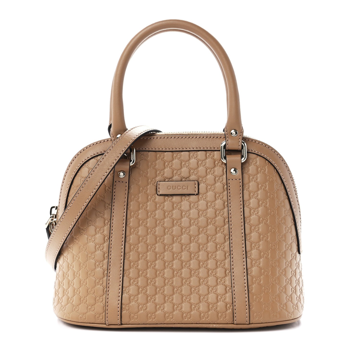Soft Microguccissima Mini Dome Bag Camelia