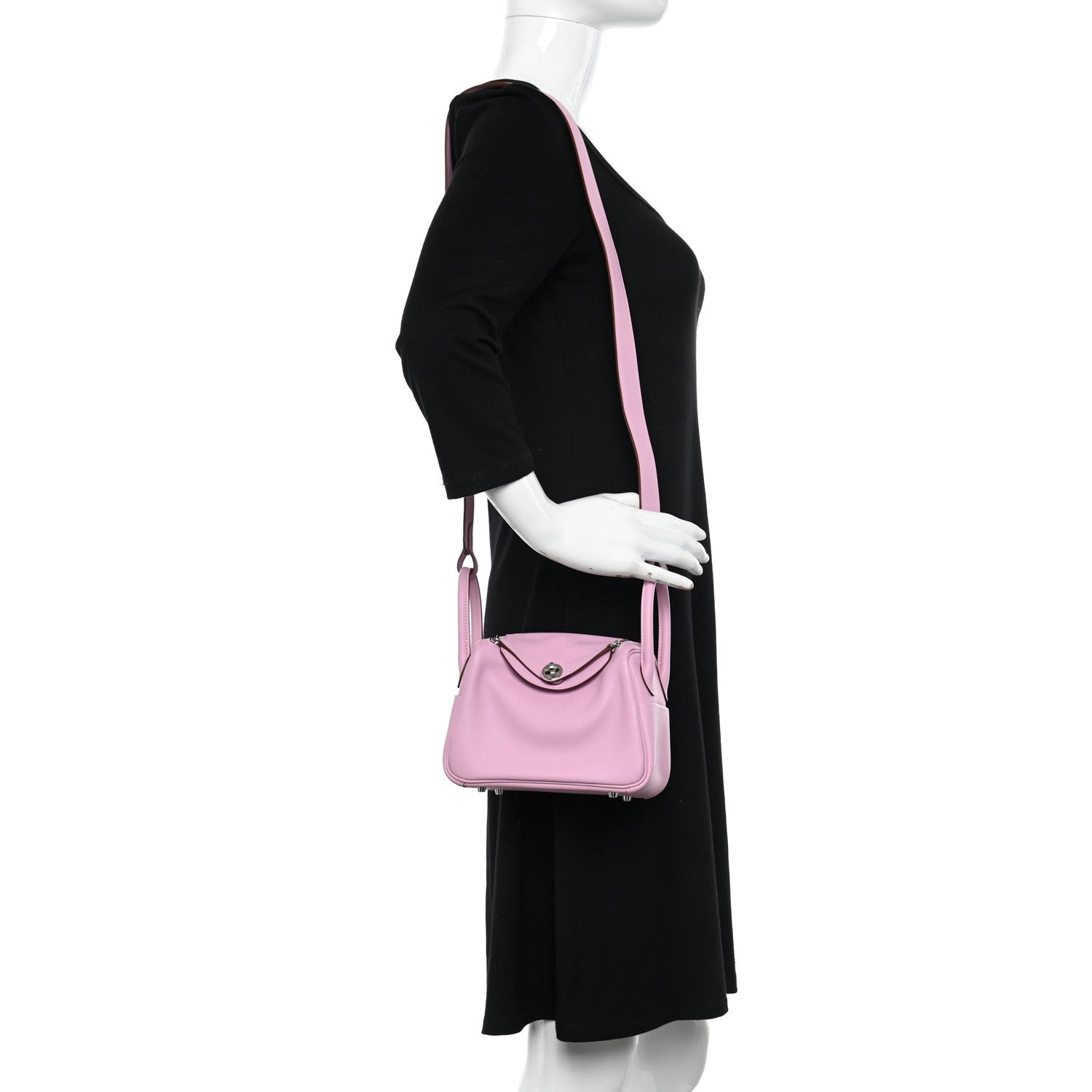 Hermes Swift Mini Lindy 20 Mauve Sylvestre 2 of 11