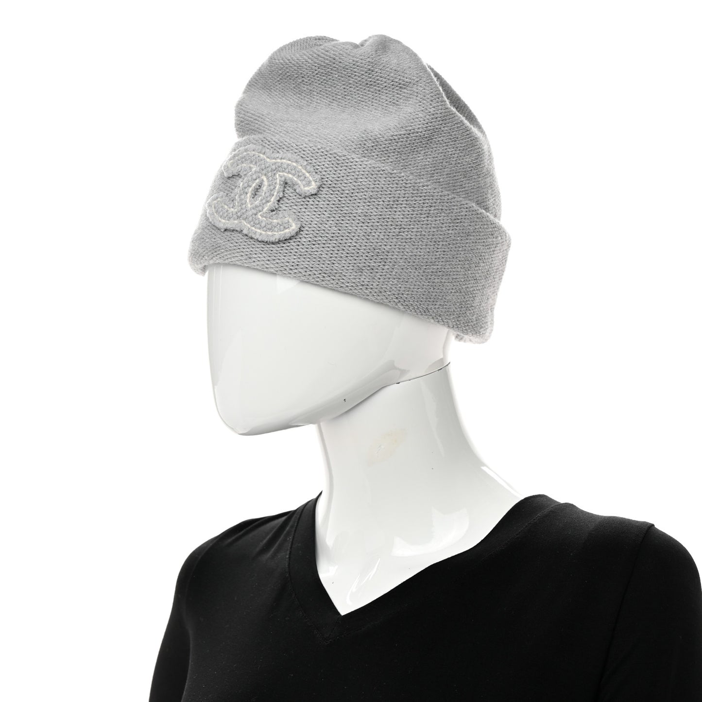 Cashmere CC Beanie Hat Grey