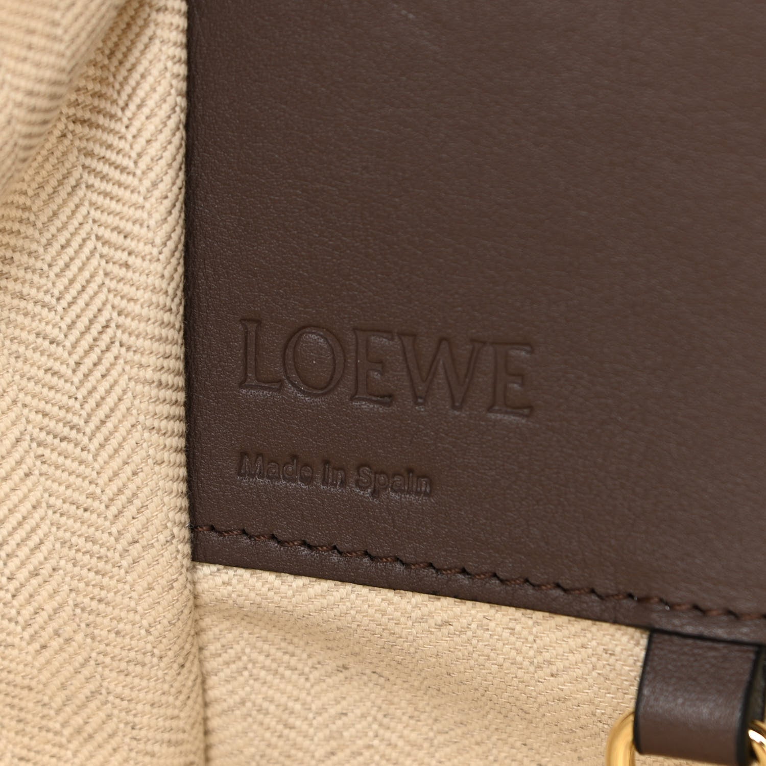Loewe Calfskin Small Hammock Shoulder Bag Oxblood Tan 6 of 12
