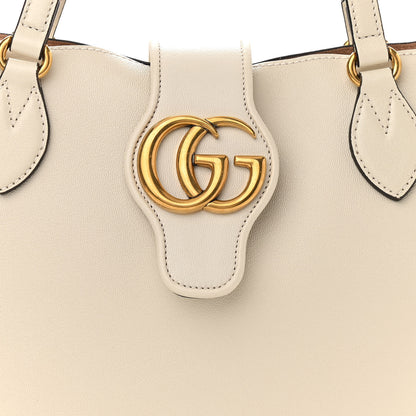 Gucci New Sakai Calfskin Lux Small Dahlia Tote Mystic White 9 of 11