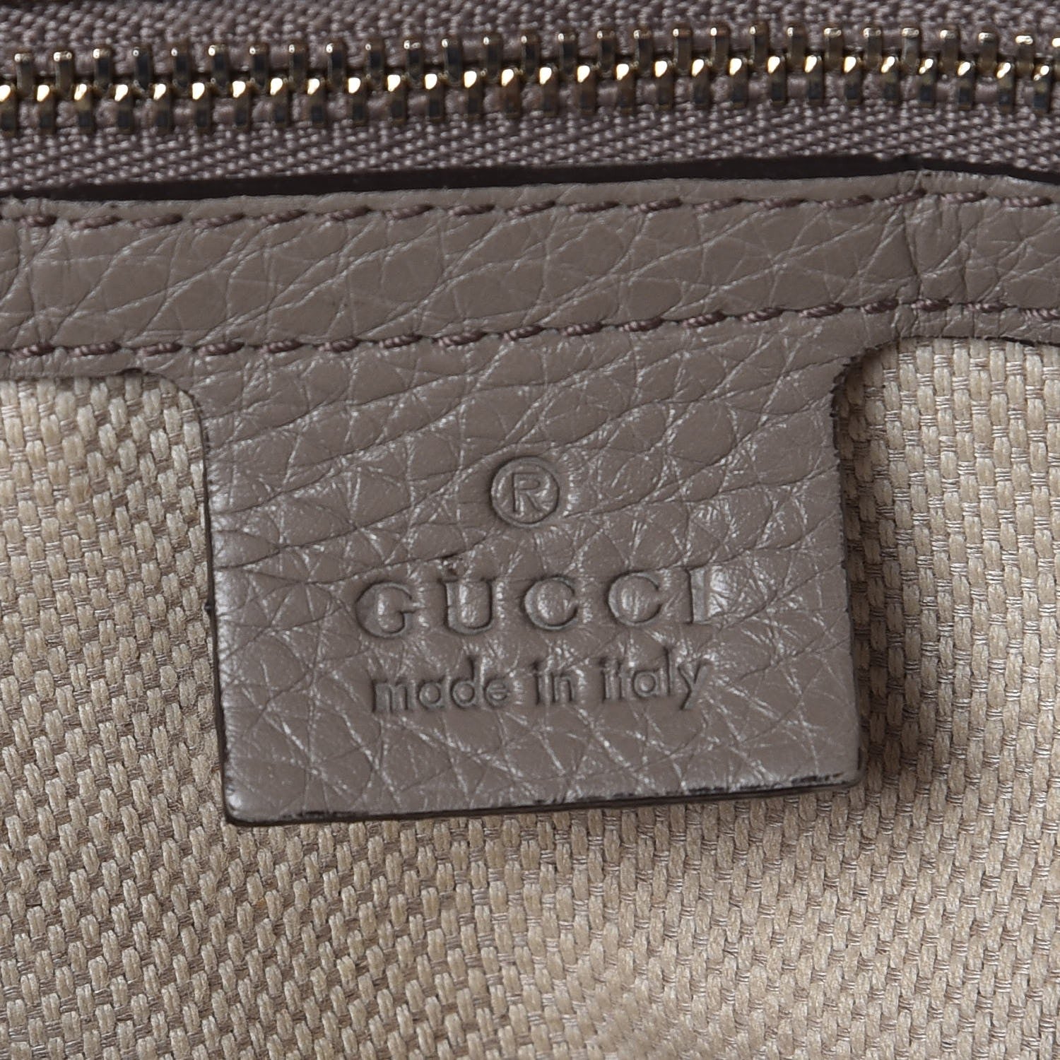 Gucci Cellarius Calfskin Medium Soho Working Tote New Fango 6 of 7