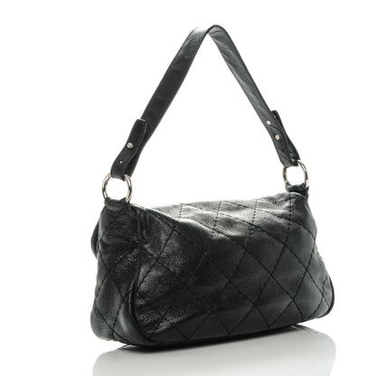 Chanel Glazed Calfskin Stitched On The Road Flap Black 3 of 8