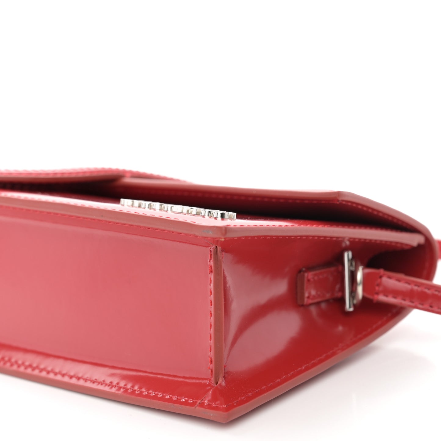 Smooth Calfskin Le Bambino Long Red
