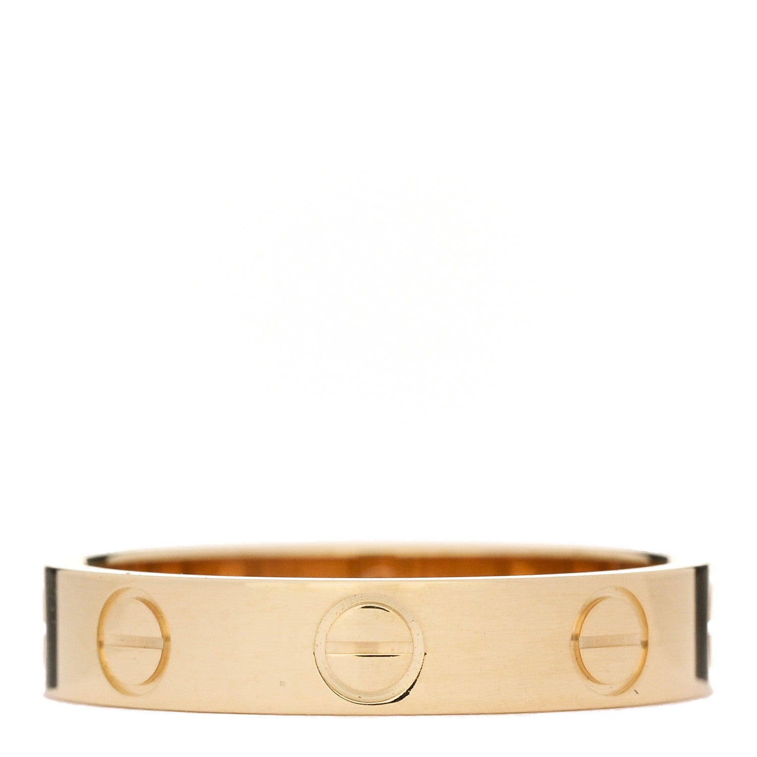 Cartier 18K Yellow Gold 3.5mm LOVE Wedding Band Ring  50 5.25 1 of 5