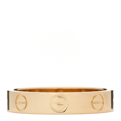 Cartier 18K Yellow Gold 3.5mm LOVE Wedding Band Ring  50 5.25 1 of 5