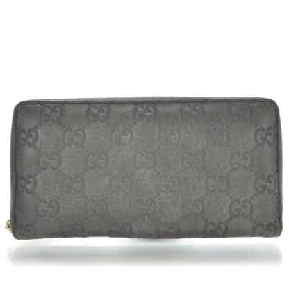 Gucci Guccissima Zip Around Wallet Gray 1 of 7