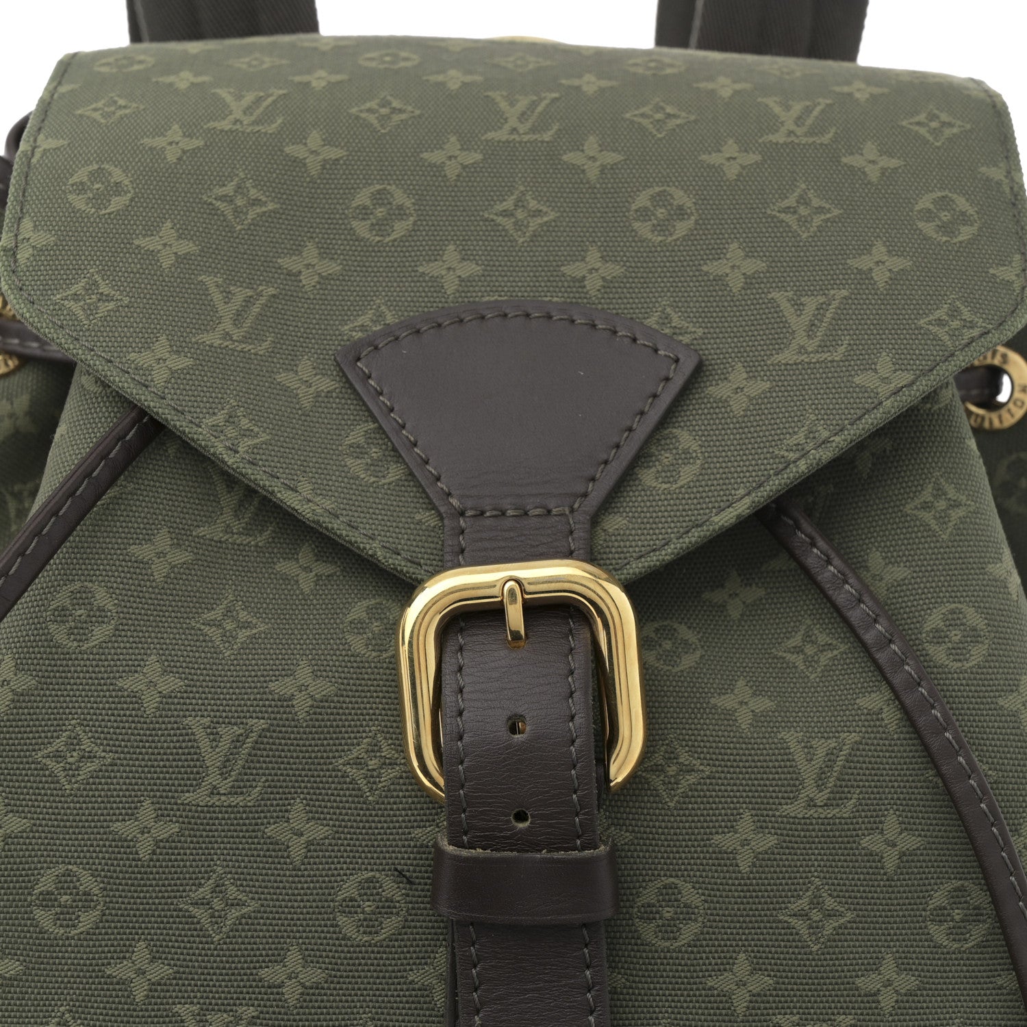 Louis Vuitton Mini Monogram Montsouris GM Backpack Kaki 6 of 8