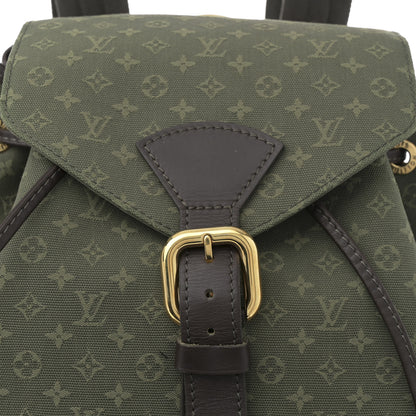 Louis Vuitton Mini Monogram Montsouris GM Backpack Kaki 6 of 8