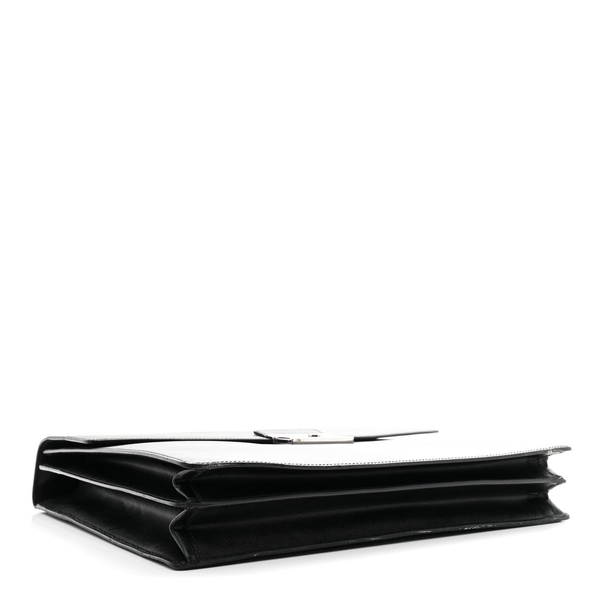 Prada Saffiano Briefcase Black 4 of 11