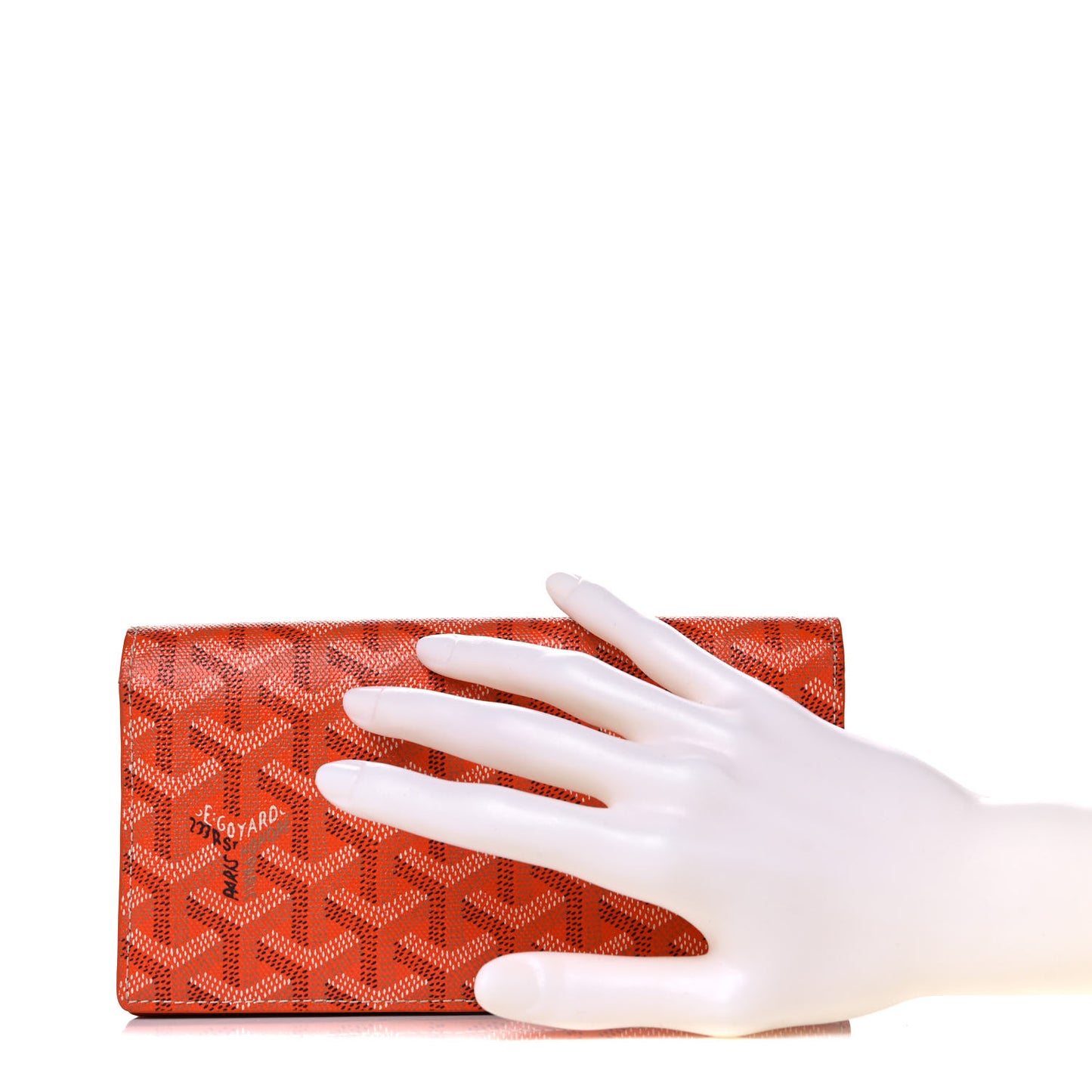 Goyardine Richelieu Wallet Orange