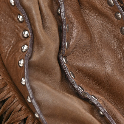 Prada Gaufre Tassel Tote Bag Brown 21 of 34