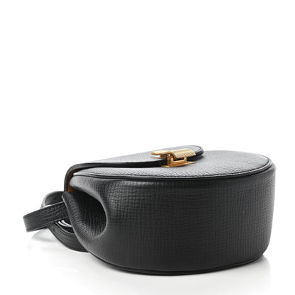 Bottega Veneta Palmellato Calfskin Rounded Belt Bag Black 4 of 9