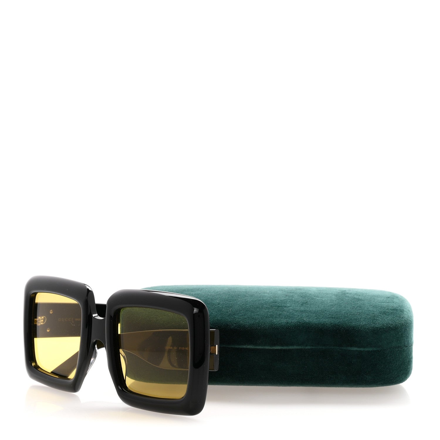 Gucci Oversized Square GG0783S Sunglasses Black 8 of 8