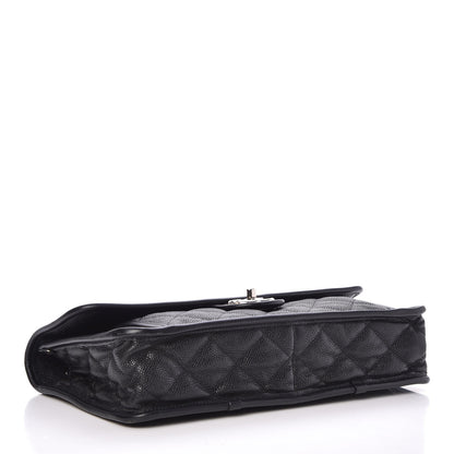 Chanel Caviar Quilted Large French Riviera Flap Black 4 of 10