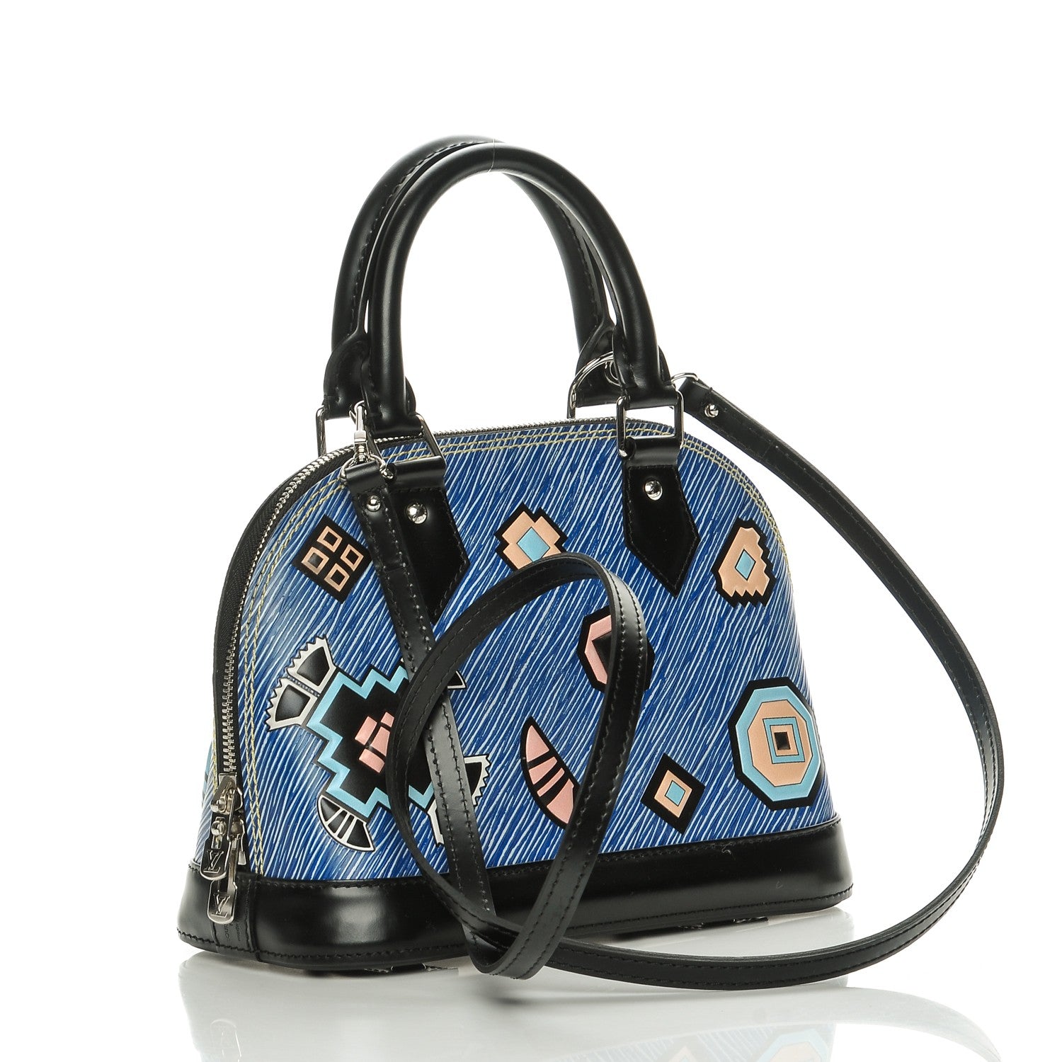Louis Vuitton Epi Azteque Alma BB Denim Light 3 of 6