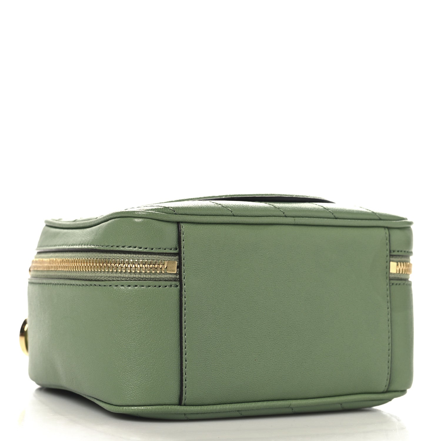 Gucci Sakai Be Green Calfskin Diagonal Stitched Small Blondie Shoulder Bag Light Green 4 of 11