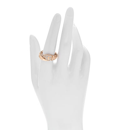 Bulgari 18K Rose Gold Diamond Serpenti Viper Ring S 2 of 5