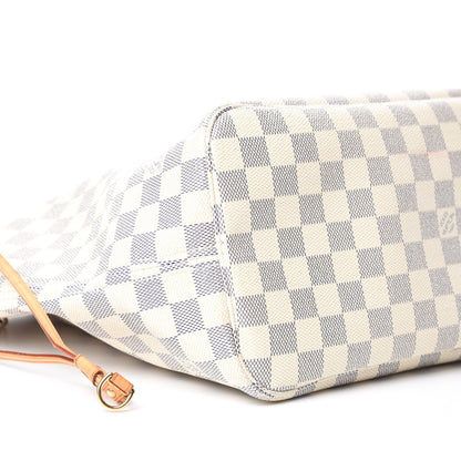 Louis Vuitton Damier Azur Neverfull MM 7 of 9