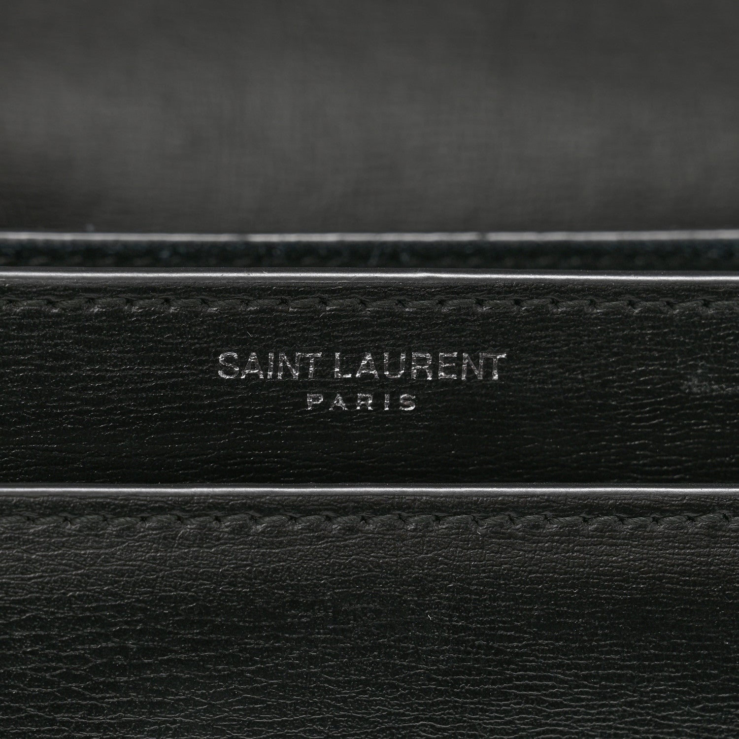Saint Laurent Calfskin Medium Monogram Sunset Black 8 of 12