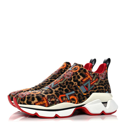 Christian Louboutin Neoprene Space Run Loubileo Donna Flat Sneakers 37 Multi 3 of 10