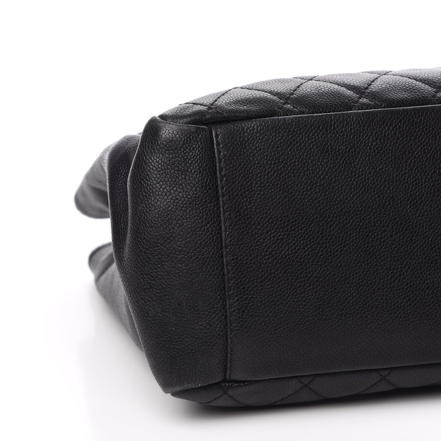 Caviar Quilted Grand Shopping Tote GST Black