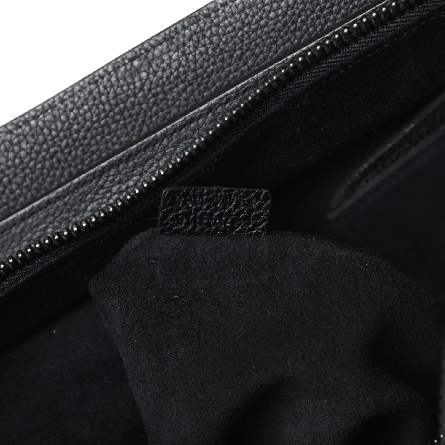Celine Drummed Calfskin Mini Luggage Black 11 of 14