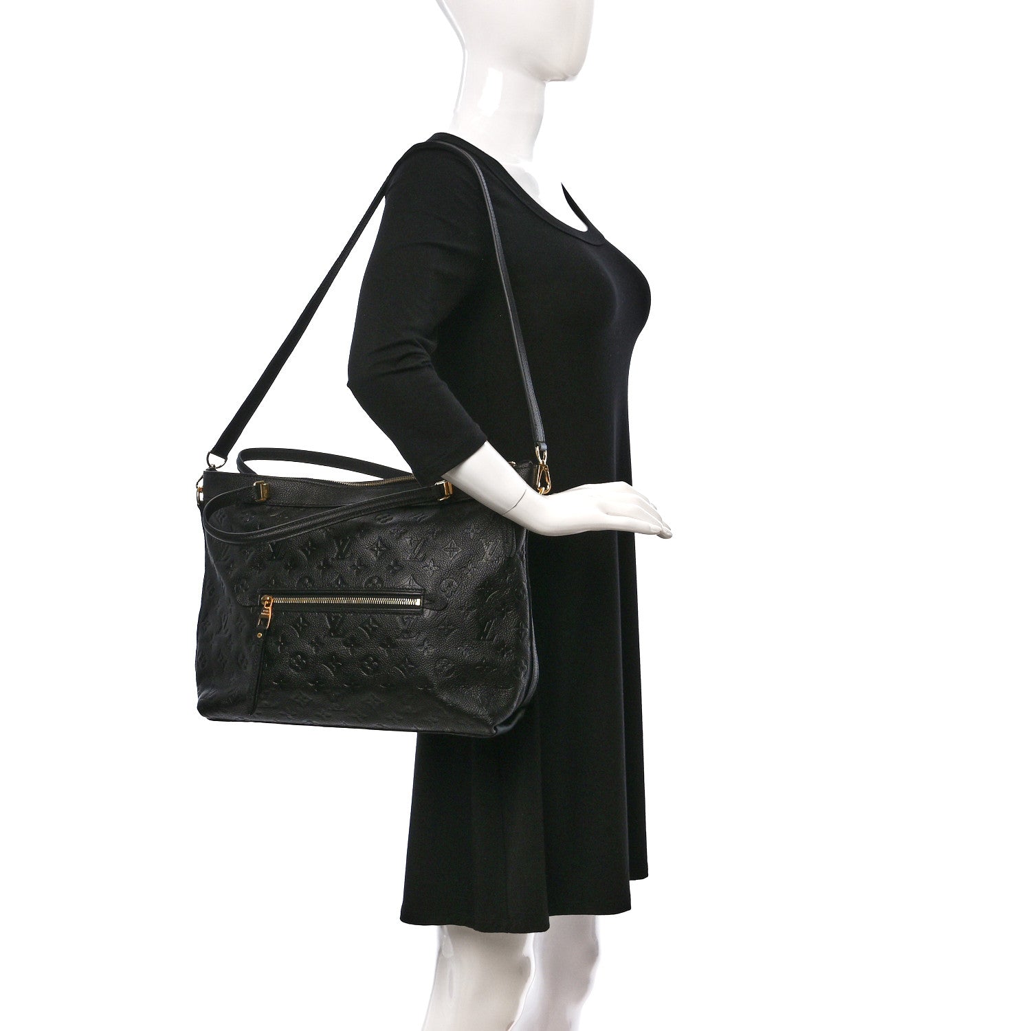 Louis Vuitton Empreinte Bastille MM Black 2 of 8