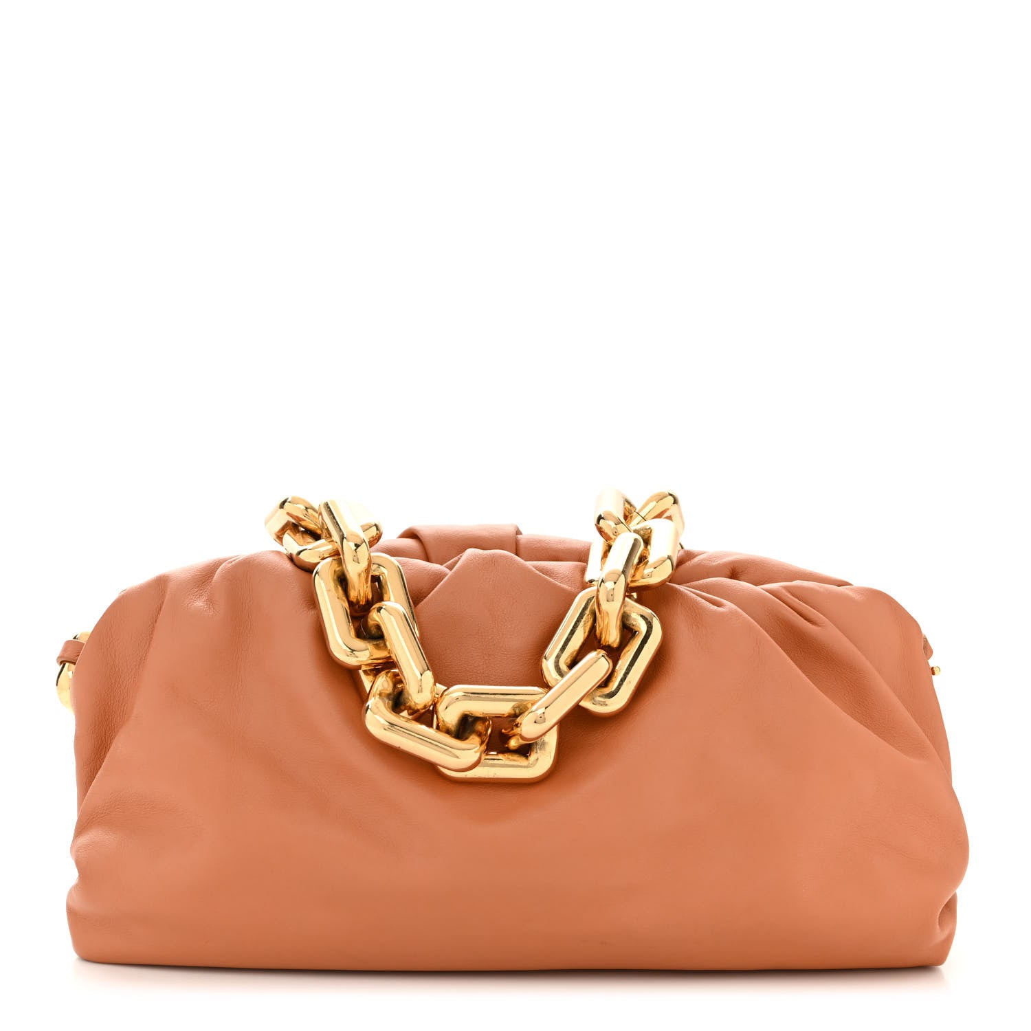 Bottega Veneta Calfskin The Pouch Chain Clay 1 of 10