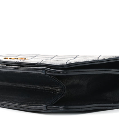 Chanel Lambskin Quilted Wallet On Chain WOC Black 10 of 11