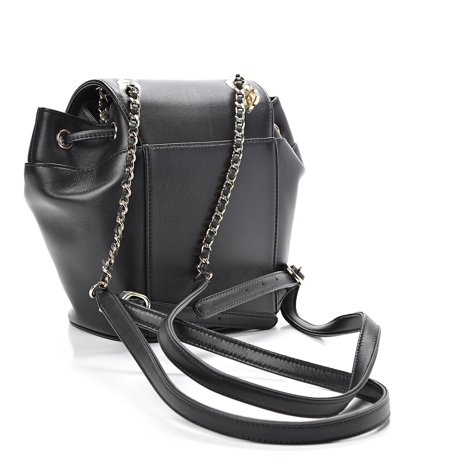 Chanel Lambskin CC Mania Backpack Black 2 of 11